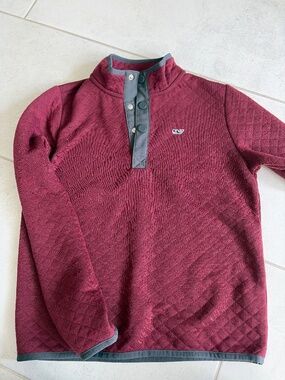 Vineyard Vines Quilted Pullover Size M (8-10)